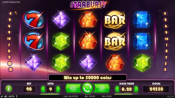 Игровой автомат Starburst - играть в онлайн казино Адмирал