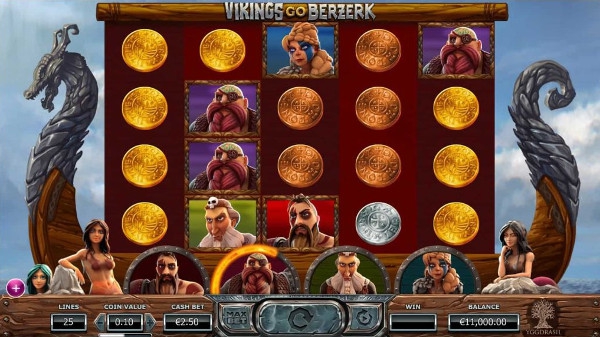 Игровой автомат Vikings Go Berzerk - играть в Вулкан Жара казино